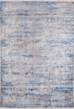 Modern Digital Area Rug – Blue Non Slip Antibacterial Carpet for Living Room