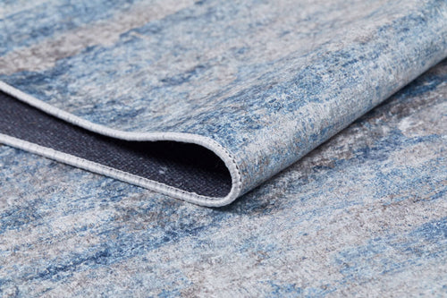 Modern Area Rug - Blue Digital Print Rug | Antibacterial, Non Slip, Washable Carpet