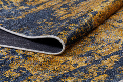 Modern Area Rug – Yellow Digital Print Carpet | Antibacterial, Non Slip, Washable Floor Mat