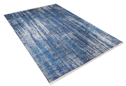 Krasnodar Blue Modern Digital Print Area Rug