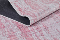 Modern Pink Area Rug - Stylish Digital Print Carpet, Non Slip & Antibacterial