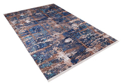 Tumen Navy Modern Digital Print Area Rug