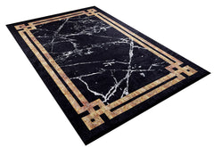 Elektrostal Black Frame Digital Print Area Rug