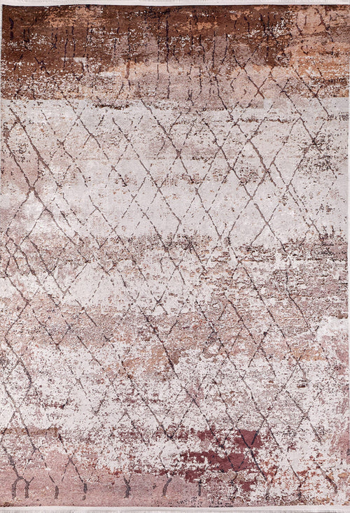 Slavyansk Brown Modern Digital Print Area Rug