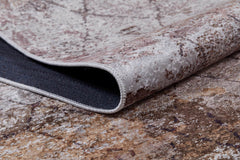 Slavyansk Brown Modern Digital Print Area Rug