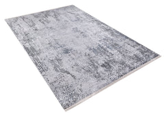 Modern Digital Print Rug – Grey Area Rug | Non Slip, Antibacterial Carpet