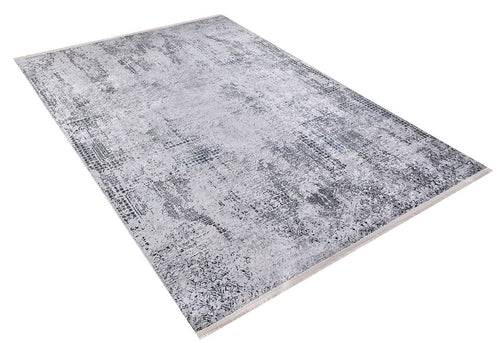 Modern Digital Print Rug – Grey Area Rug | Non Slip, Antibacterial Carpet