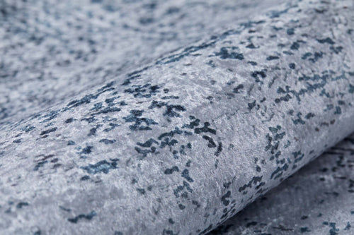 Modern Digital Print Rug – Grey Area Rug | Non Slip, Antibacterial Carpet