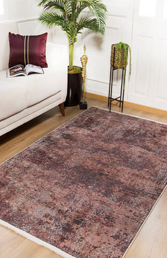 Modern Area Rug – Digital Print Brown Carpet | Antibacterial, Non Slip, Dust Free