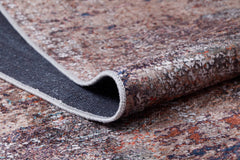 Modern Area Rug – Digital Print Brown Carpet | Antibacterial, Non Slip, Dust Free