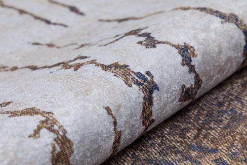 Modern Area Rug - Brown Digital Print Non Slip Antibacterial Carpet for Living Room