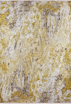 Modern Area Rug – Yellow Digital Print Carpet | Non Slip Antibacterial Dust Free