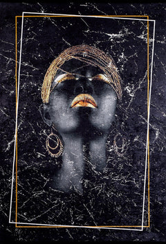 Modern Digital Area Rug – Black Non Slip Antibacterial Washable Carpet