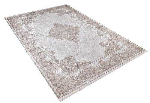 Cream Area Rug – Classic Digital Print Rug | Antibacterial, Non Slip & Washable Carpet