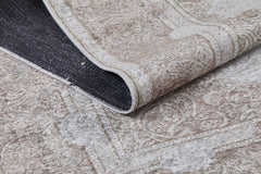 Cream Area Rug – Classic Digital Print Rug | Antibacterial, Non Slip & Washable Carpet
