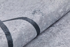 Krasnokamsk Grey Marble Digital Print Area Rug