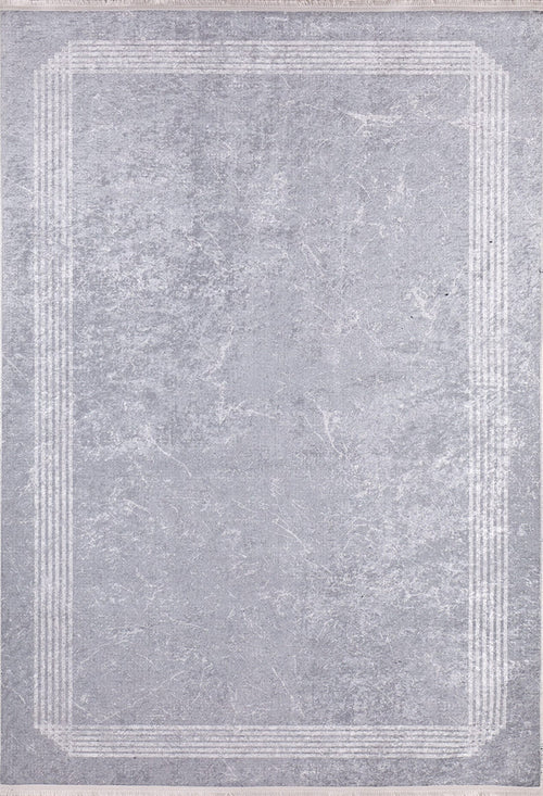 Kolomna Grey Frame Digital Print Area Rug