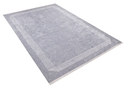 Kolomna Grey Frame Digital Print Area Rug
