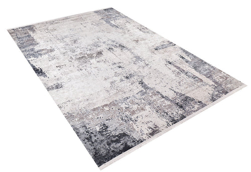 Modern Area Rug – Penza Grey Digital Print Non Slip Washable Carpet