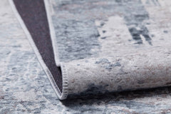 Modern Area Rug – Penza Grey Digital Print Non Slip Washable Carpet