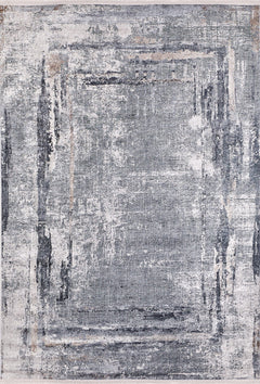 Modern Digital Print Rug - Grey Area Rugs | Non Slip Antibacterial Carpet