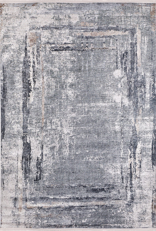 Modern Digital Print Rug - Grey Area Rugs | Non Slip Antibacterial Carpet