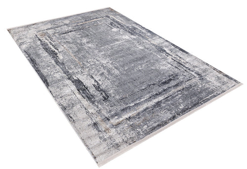 Modern Digital Print Rug - Grey Area Rugs | Non Slip Antibacterial Carpet