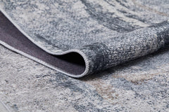 Modern Digital Print Rug - Grey Area Rugs | Non Slip Antibacterial Carpet
