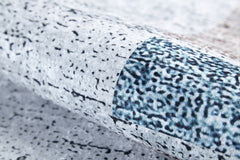 Grey Area Rug - Digital Print Frame Design | Non Slip, Antibacterial Carpet