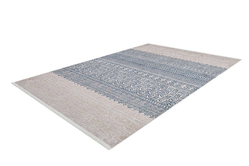 Modern Area Rug – Blue Digital Print Non Slip Washable Floor Carpet