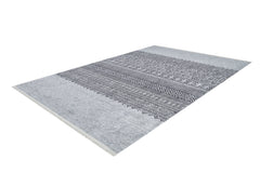 Modern Area Rug – Grey Digital Print Carpet | Antibacterial, Non Slip, Dust Free