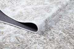 Digital Print Area Rug - Modern Cream Color Non Slip Carpet for Living Room