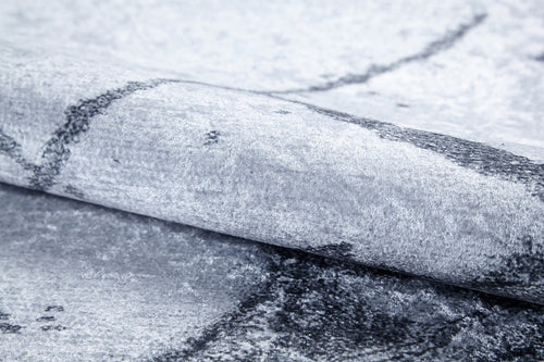 MirpurKhas Grey Modern Digital Print Area Rug