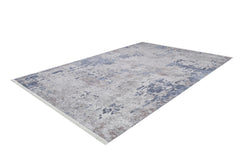 Modern Digital Print Rug – Grey Area Rug with Non Slip & Antibacterial Features