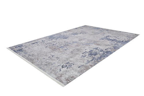 Modern Digital Print Rug – Grey Area Rug with Non Slip & Antibacterial Features