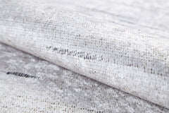 Digital Print Area Rug – Modern Cream Color Non Slip Washable Carpet