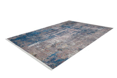 Kohat Blue Modern Digital Print Area Rug