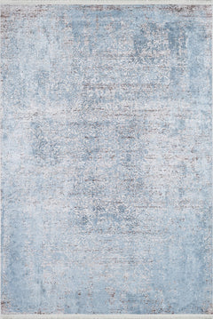 Modern Digital Area Rug – Blue Living Room Carpet | Non Slip, Antibacterial