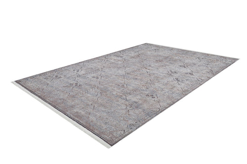 Modern Digital Print Rug - Grey Area Rug Non Slip Antibacterial Carpet