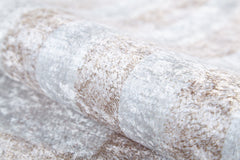 Bhiwandi Beige Frame Digital Print Area Rug