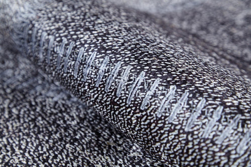 Anthracite Patchwork Rug - Digital Print Area Carpet | Non Slip, Washable, Antibacterial