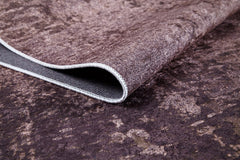 Modern Digital Print Rug – Brown Area Rug | Antibacterial Non Slip Carpet