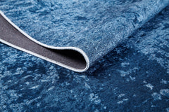 Pakpattan Blue Modern Digital Print Area Rug