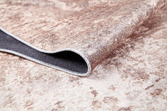 Hub Beige Modern Digital Print Area Rug