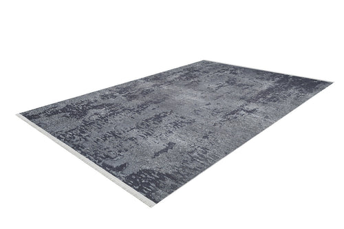 Modern Area Rug - Grey Digital Print Rug | Non Slip Antibacterial Carpet
