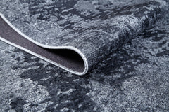 Modern Area Rug - Grey Digital Print Rug | Non Slip Antibacterial Carpet