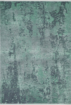 Modern Digital Print Rug | Green Area Rug - Non Slip Antibacterial Carpet