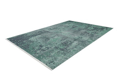 Modern Digital Print Rug | Green Area Rug - Non Slip Antibacterial Carpet