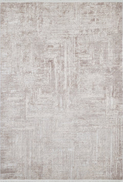 Modern Digital Print Rug - Beige Non Slip Antibacterial Area Carpet for Living Room