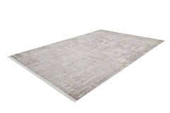 Modern Digital Print Rug - Beige Non Slip Antibacterial Area Carpet for Living Room